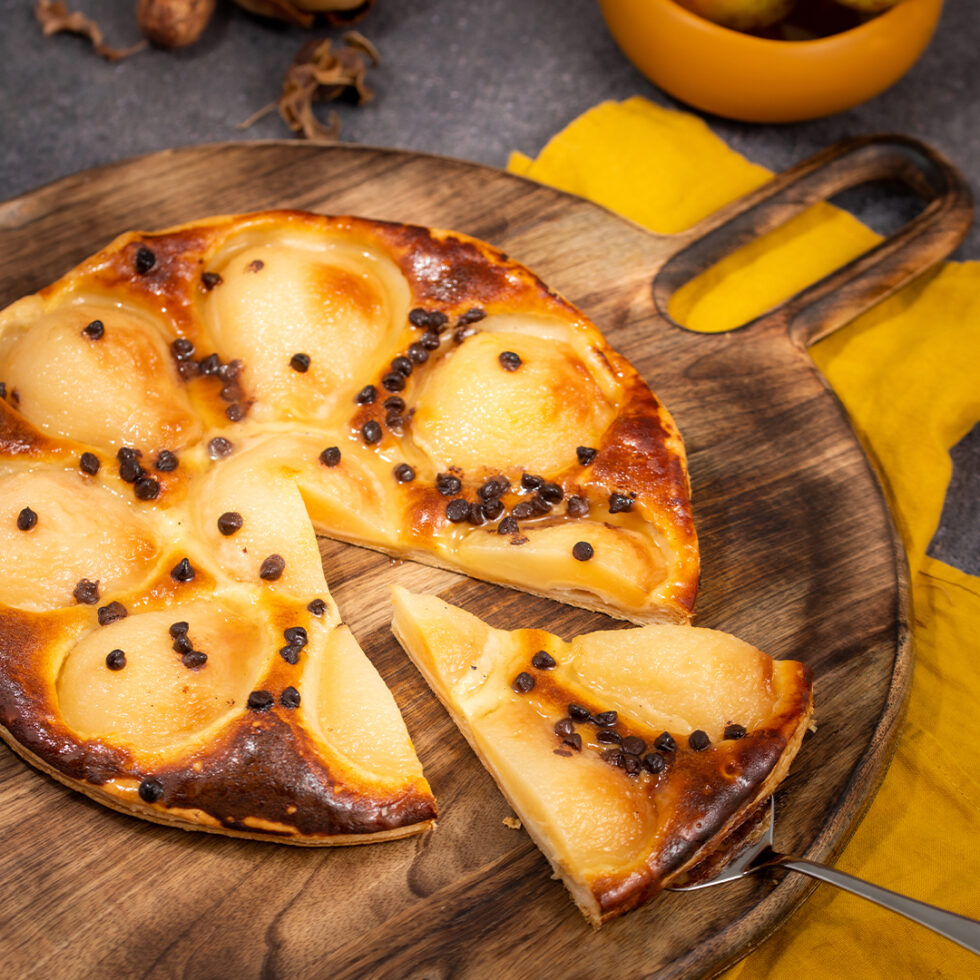 Tarte Fine Poires-choco - Marie Blachère