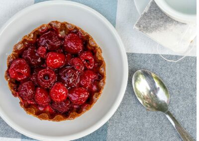 Tartelette aux framboises ❄