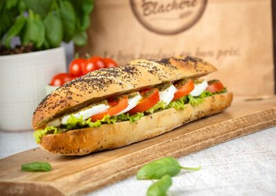 Sandwich Pavot Tomates Mozza